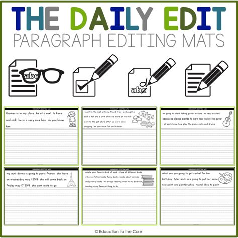 Daily Editing Paragraphs Alycia Zimmerman Daily Paragraph Editing Grade 3 - Daily Paragraph Editing Grade 3