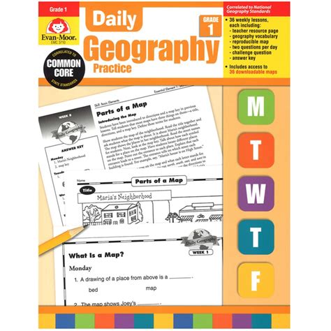 Daily Geography Practice Grade 1 Evan Moor Emc3710 Daily Geography Practice Grade 1 - Daily Geography Practice Grade 1