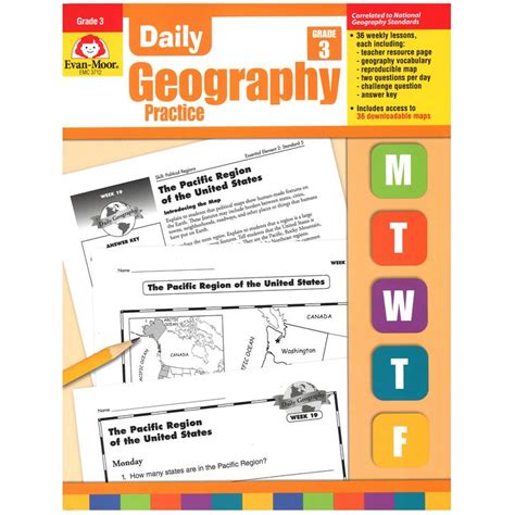 Daily Geography Practice Grade 3 Student Book Amazon Daily Geography Practice Grade 3 - Daily Geography Practice Grade 3