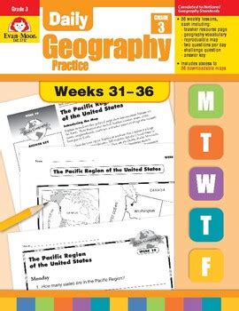 Daily Geography Practice Grade 3 Weeks 31 36 Daily Geography Practice Grade 3 - Daily Geography Practice Grade 3