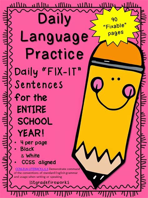 Daily Language Practice Dol Whatever You Call It Dol First Grade - Dol First Grade