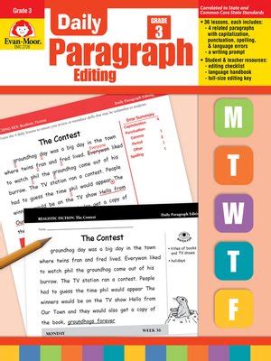 Daily Paragraph Editing Grade 3 Overdrive Daily Paragraph Editing Grade 3 - Daily Paragraph Editing Grade 3