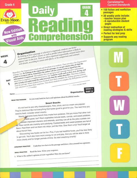 Daily Reading Comprehension Grade 4 Evan Moor Emc3614 Daily Reading Comprehension Grade 3 - Daily Reading Comprehension Grade 3