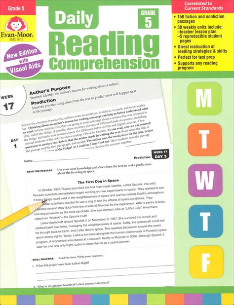Daily Reading Comprehension Grade 5 Evan Moor Corporation Daily Comprehension Grade 5 - Daily Comprehension Grade 5