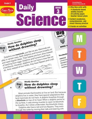Daily Science Grade 3 Paperback Books And Crannies Science Book Grade 3 - Science Book Grade 3
