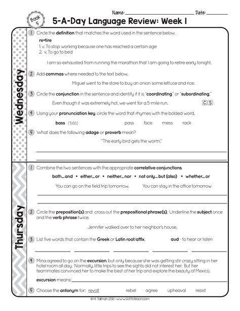 Read Daily Language Review Grade 5 Answer Key 