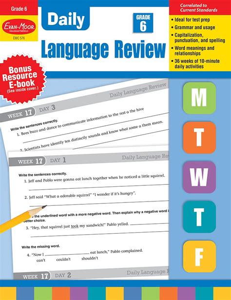 Read Daily Language Review Grade 6 Answers Online 