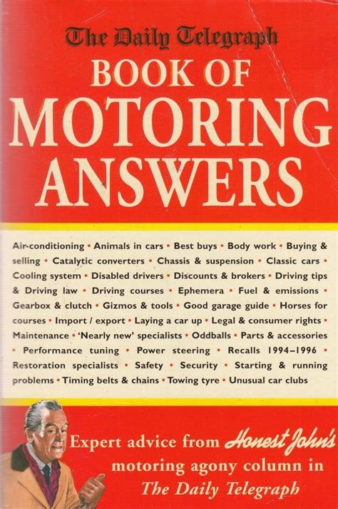 Download Daily Telegraph Honest Johns Book Of Motoring Answers Pb 