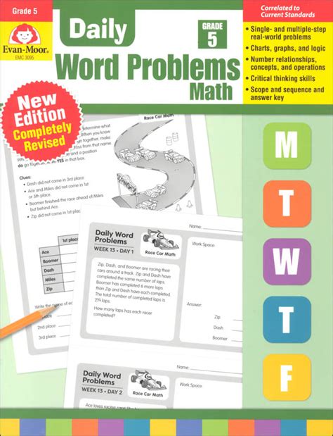 Read Online Daily Word Problems Grade 5 Answers Evan Moor 