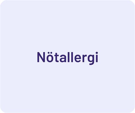 daim nötallergi