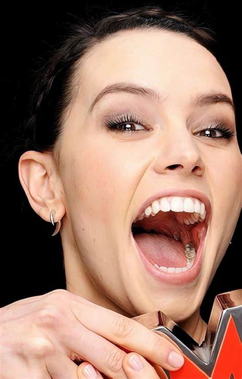 Daisy Ridley Tongue