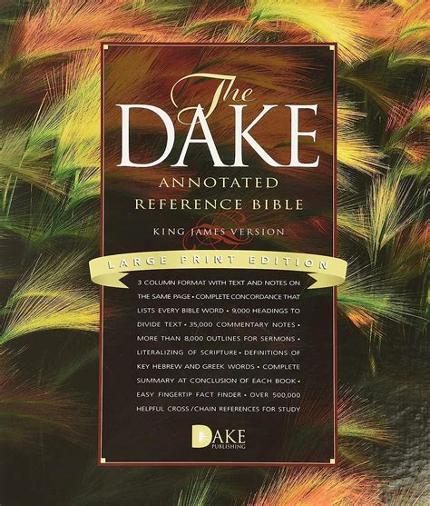 Download Dake Annotated Reference Bible Kjv Large Print 