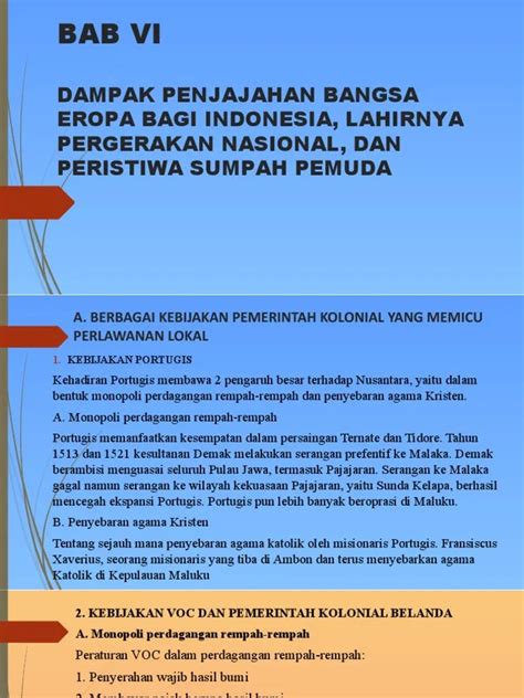 DALAM BIDANG SOSIAL DAMPAK PENJAJAHAN BANGSA - 10 Dampak Penjajahan Bangsa Eropa dalam Bidang Sosial Budaya