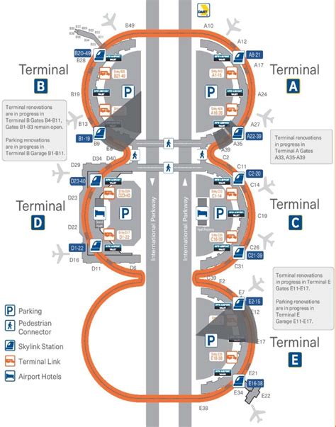 Dallas Airport Terminal Map