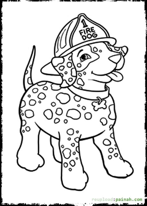Dalmatian Fire Dog Coloring Page Coloringus Fire Dog Coloring Pages - Fire Dog Coloring Pages