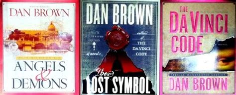 Dan Brown Three Book Set Angels Demons Special Illustrated Edition The Lost Symbol Special Illustrated Edition The Davinci Code Special Illustrated Edition