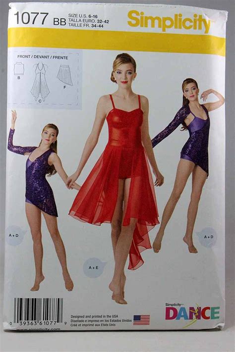 Dance Wear Sewing Pattern