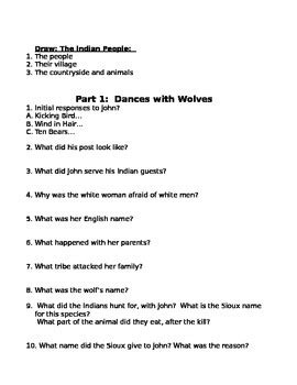 Dances With Wolves Worksheets K12 Workbook Dances With Wolves Worksheet - Dances With Wolves Worksheet