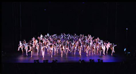 dancing nude on stage