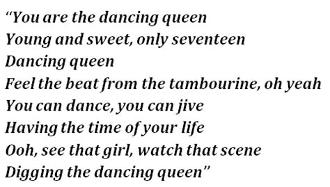 Dancing Queen Lyrics