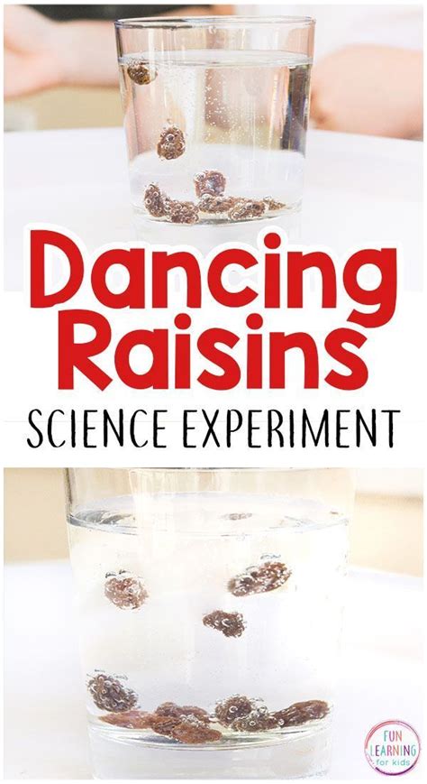 Dancing Raisins Motion Science Experiment Science Fun Dance Science Experiments - Dance Science Experiments