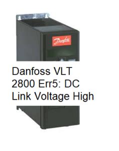 Danfoss Vlt 2800 Error Code 12