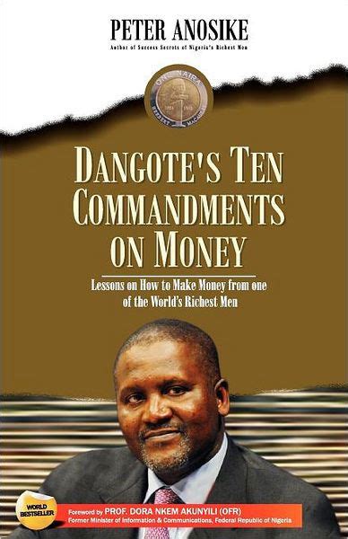 Read Dangote Ten Commandments On Money 