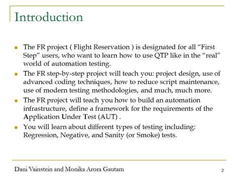 Read Dani Vainstein Book On Qtp Chapter 1 2 