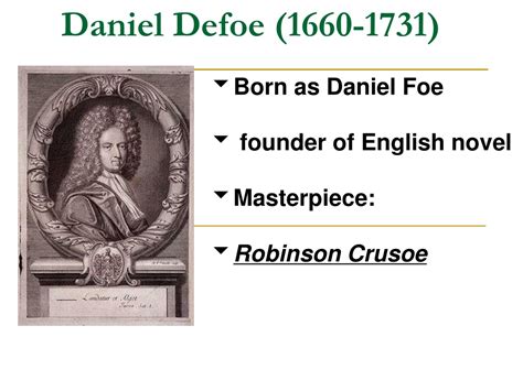 daniel defoe biography simple