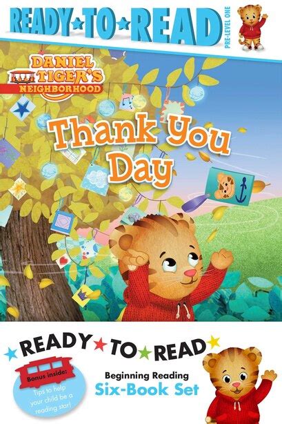 Read Daniel Tiger Ready To Read Value Pack Thank You Day Friends Help Each Other Daniel Plays Ball Daniel Goes Out For Dinner Daniel Feels Left Out The Library Daniel Tigers Neighborhood 