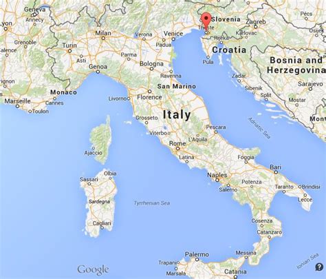 Daniele Angerame Trieste Italy Map
