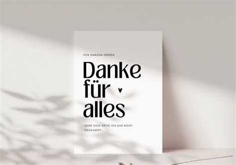 danke fur alles