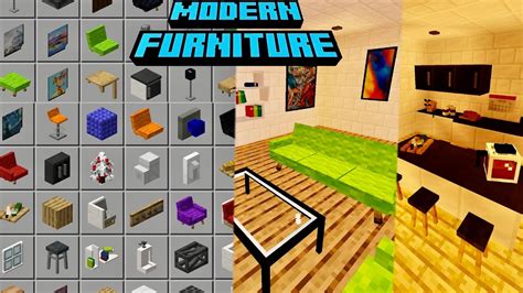 dans furniture mod minecraft pe