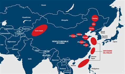 daqing oil fields map