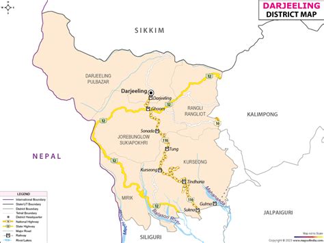 Darjeeling District Map