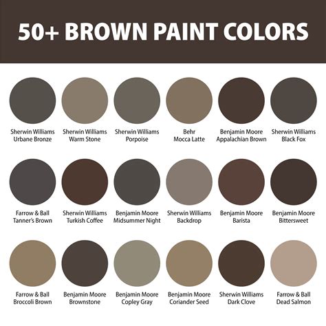 dark brown colors
