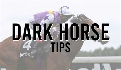 dark horse tips for todays racing