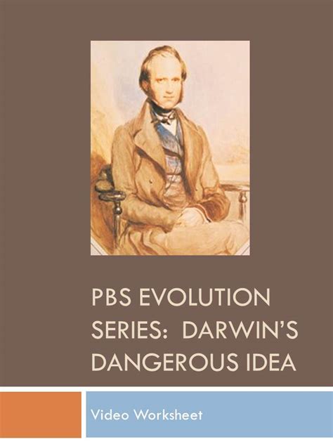 Darwinu0027s Dangerous Idea Pbs Evolution Video Worksheet Tpt Darwin Dangerous Idea Worksheet Answers - Darwin Dangerous Idea Worksheet Answers