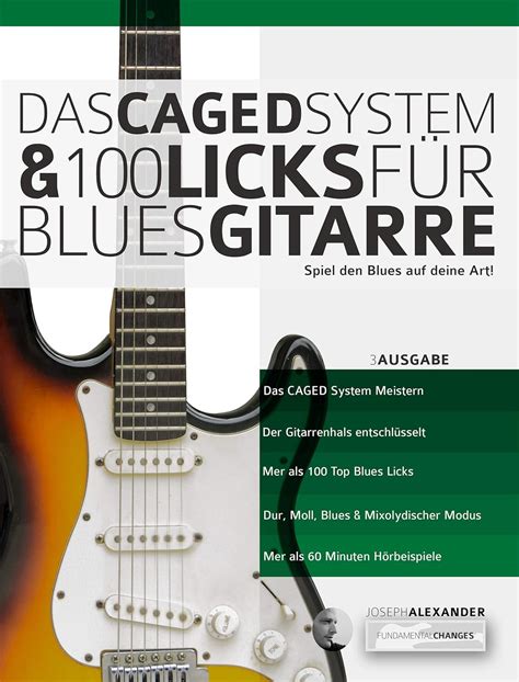 das caged system und 100 licks fur blues gitarre