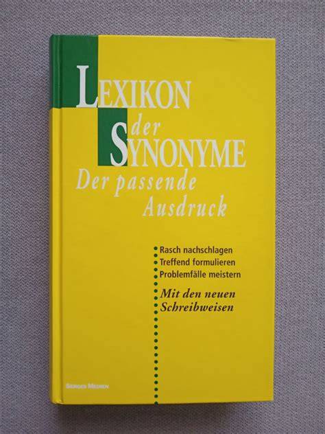 das lexikon der synonyme