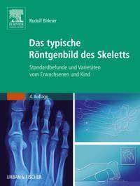 das typische rontgenbild des skeletts standardbef