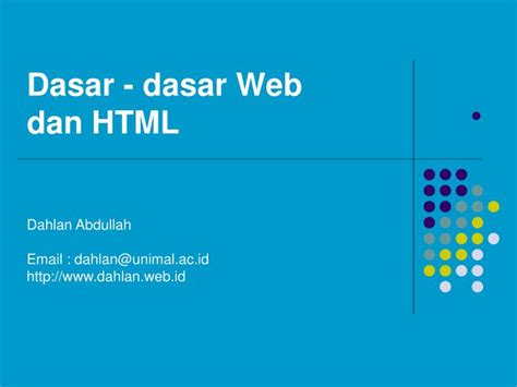 Dasar Dasar Web