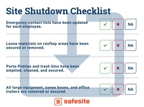 data center shutdown checklist