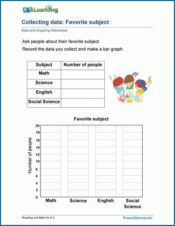 Data Collection Worksheets K5 Learning 2nd Grade Data Worksheet - 2nd Grade Data Worksheet