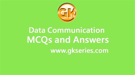 data communication multiple choice questions and answers