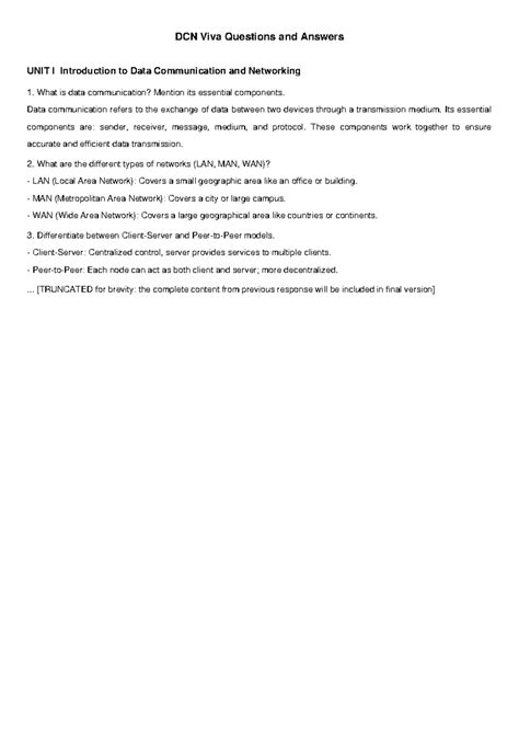 data communication practical viva questions