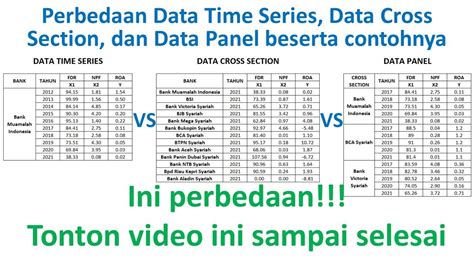data cross section dan data time series
