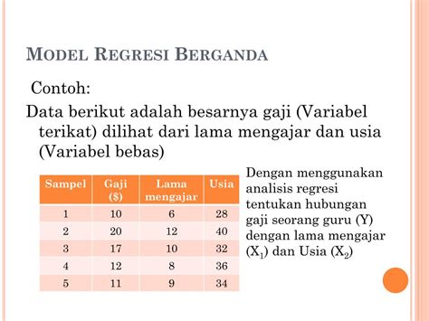 data data regresi model double log