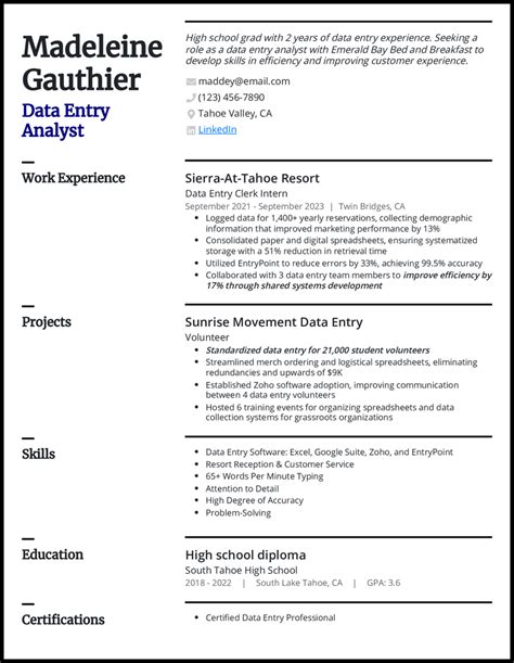 Data Entry Resume Sample Amp How To Write Resume For Data Entry Job - Resume For Data Entry Job