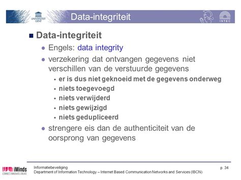data integriteit